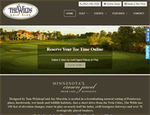 Tablet Screenshot of golfthewilds.com